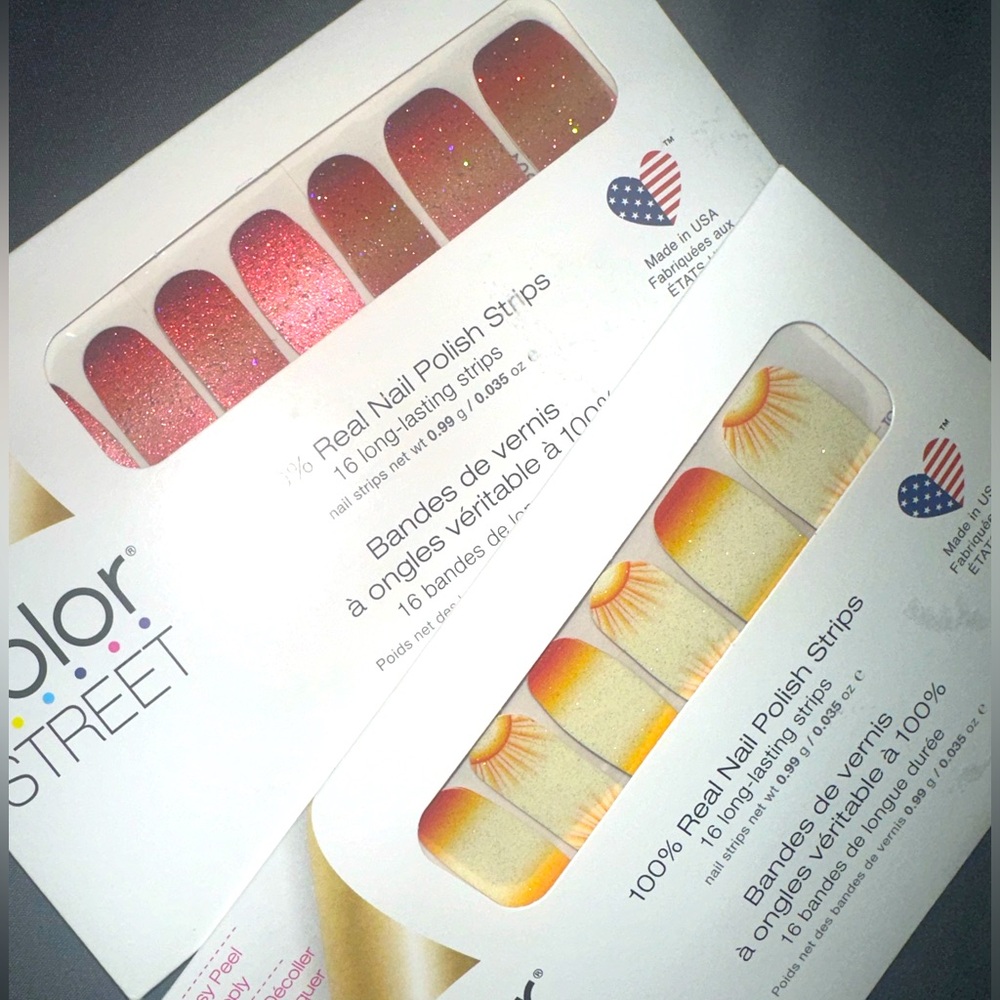 Color street nail polish strips